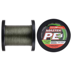 Шнур Select Master PE 1000m (темн.-зел.)#3.0/0.27mm 73lb/33kg
