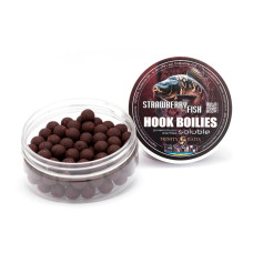 Бойли насадочні розчинні Trinity Baits STRAWBERRY FISH 12мм 100г