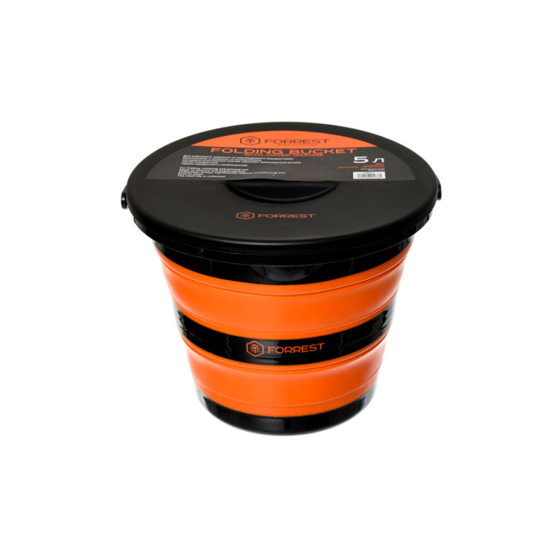 Відро Forrest Folding Bucket Black 5л