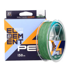 Шнур ZEOX Element PE X4 Moss Green 150м #3.5
