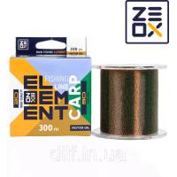 Волосінь ZEOX 3D Element Carp 300м Motor Oil 0.350мм