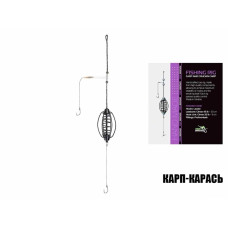 Оснащення Проф Монтаж Короп-Карась 2 гачки 35г