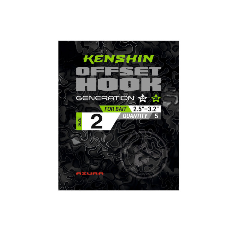 Гачки Azura Kenshin ll Offset Hook PTFE #12