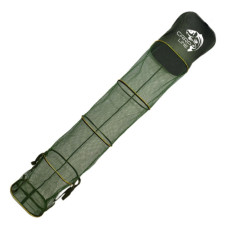 Садок Carp Line Green 3.5м жовті алюмінієві кільця, зелена прогум сітка, різьба з регулюв. під кілок