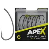 Гачок короповий RidgeMonkey Ape-X Medium Curve з борідкою #8 