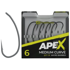 Гачок короповий RidgeMonkey Ape-X Medium Curve з борідкою #8 