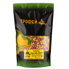 ТМ Трофей Пеллетс IQ серія розчинний "Spod Mix-Fruits" 7х7 мм 1кг