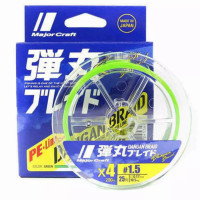 Шнур Major Craft Bullet Braid X4 150м #1.2 Green