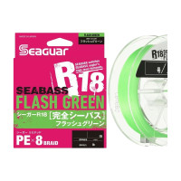 Шнур Seaguar R18 Complete Seabass Flash Green 150м #0.8 15lb