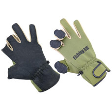Неопренові рукавички Fishing ROI olive Neoprene gloves L