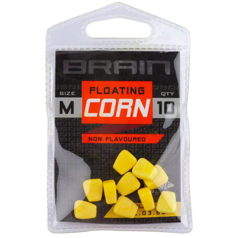 Кукурудза Brain Fake Floating Corn Non Flavoured Размер-S к:жовтий