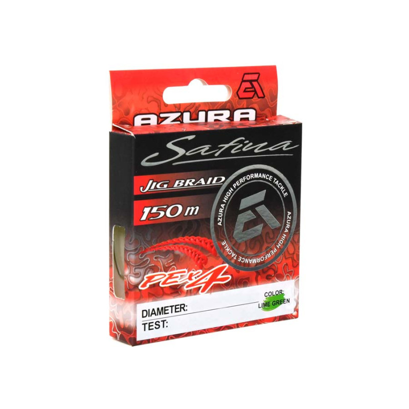 Шнур Azura Safina PE X4 II 150м #1 0.165мм