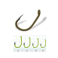 Гачок Gurza SELECT CARP C Ring Camou №8 5 шт. 