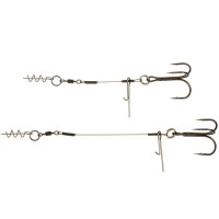 Оснащення для силікону Gurza LEADER STINGER RIG ST-36 1 (9 & 12 сm) BN 2 pcs.