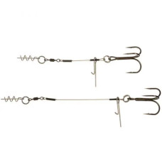 Оснащення для силікону Gurza LEADER STINGER RIG ST-36 2 (7 & 9 сm) BN 2 pcs.