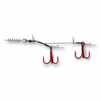 Оснащення для силікону Gurza LOWER STINGER RIG ST-36 4 Red 1 шт.