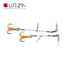 Оснащення для силікону Gurza LEADER STINGER RIG ST-36 1 (9 & 12 сm) ORuv 2 pcs