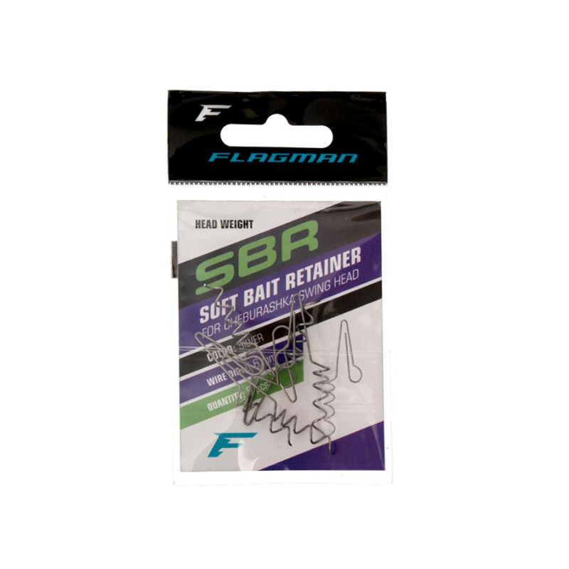 Скоба-штопор Flagman Soft Bait Retainer для розбірного грузила 0.6мм 6-12г