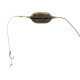 Готове оснащення на лідкорі Carp Pro Flat Method Feeder №6 30г