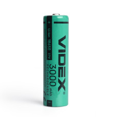 Акумулятор Videx літій-іонний 18650(без захисту) 3000mAh bulk1шт