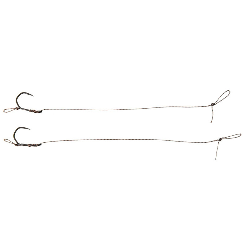 Готовий повідець Carp Pro 15см Sinking Braid 25 lb x8 PTFE Wide Gape Сapture №4