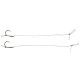 Готовий повідець Carp Pro 15см Sinking Braid 25 lb x8 PTFE Wide Gape Сapture №4