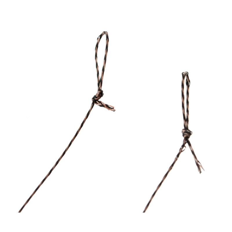 Готовий повідець Carp Pro 15см Sinking Braid 20 lb x8 PTFE Curved Shank №10