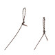 Готовий повідець Carp Pro 15см Sinking Braid 20 lb x8 PTFE Curved Shank №10
