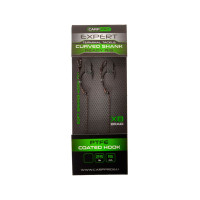 Готовий повідець Carp Pro 15см Sinking Braid 25 lb x8 PTFE Curved Shank №6