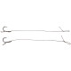 Готовий повідець Carp Pro Wide Gape In-Turned Ready Rig 15см Sinking Braid 25 lb x8 PTFE №4