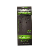 Готовий повідець Carp Pro Wide Gape In-Turned Ready Rig 15см Sinking Braid 25 lb x8 PTFE №6