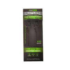 Готовий повідець Carp Pro Wide Gape In-Turned Ready Rig 15см Sinking Braid 25 lb x8 PTFE №6
