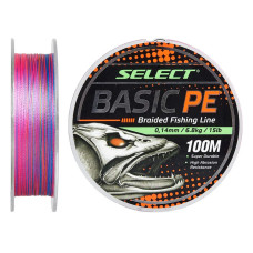Шнур Select Basic PE Multicolor 150m 0.14mm 15lb/6.8kg