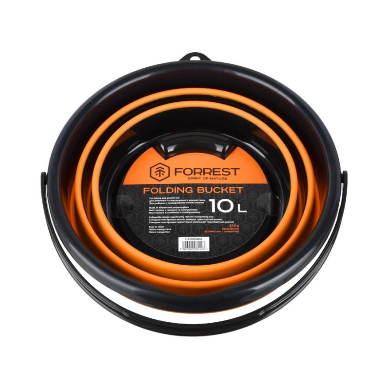 Відро Forrest Folding Bucket Orange 10л