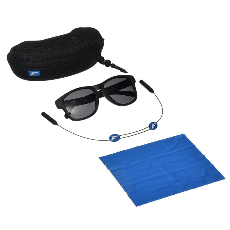 Окуляри FLAGMAN ARMADALE floating glasses black matt frame and dark grey lens
