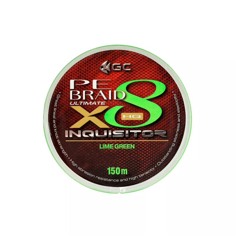 Шнур GC Inquisitor PE X8 150м Lime Green #1.5