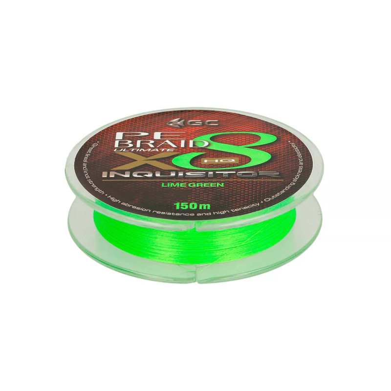 Шнур GC Inquisitor PE X8 150м Lime Green #1.5