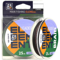 Повідковий матеріал ZEOX Element Leader Braid 25м Camo 0.40мм
