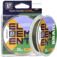 Повідковий матеріал ZEOX Element Leader Braid 25м Silt 0.30мм