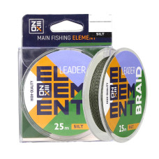 Повідковий матеріал ZEOX Element Leader Braid 25м Silt 0.40мм
