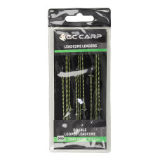 Оснащення GC Double Looped Leadcore 75см 50lb (3шт) Camo Green