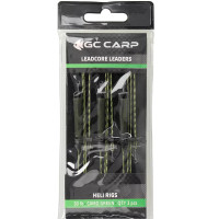 Оснащення GC Heli Rigs 75см 50lb (3шт) Camo Green