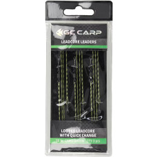 Оснащення GC Looped Leadcore with Quick Change 75см 50lb (3шт) Camo Green