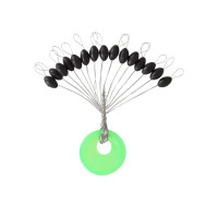 Стопор ZEOX Silicone Black XL (1x15шт)