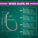 Гачок GC G.Carp Wide Gape 45° TF №6