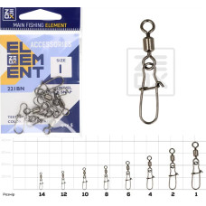Застібка з вертлюгом ZEOX Swivel Quick Snap 221BN №12