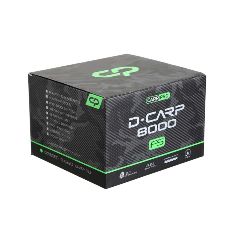 Котушка Carp Pro D-Carp 8000 FS New