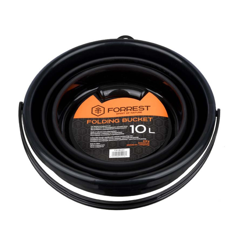 Відро Forrest Folding Bucket Black 5л