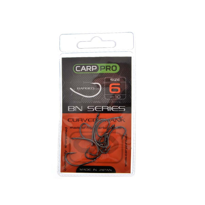 Гачки Carp Pro Black Nickel Curved Shank №6