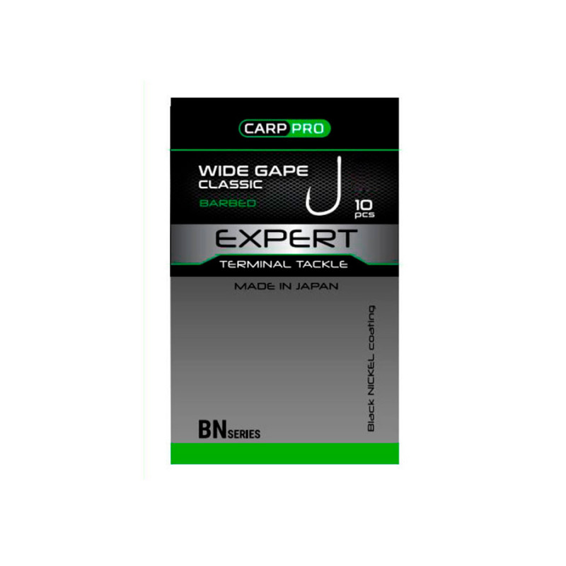 Гачки Carp Pro Black Nickel Wide Gape Classics №4